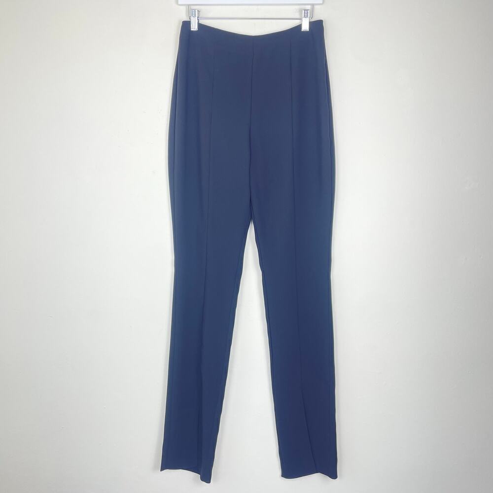 Amanda Uprichard Revolve black high waist trousers with slit size Medium